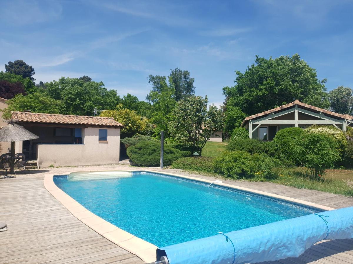 Le Clos Des Mimosas Saint-Andeol-de-Vals Luaran gambar